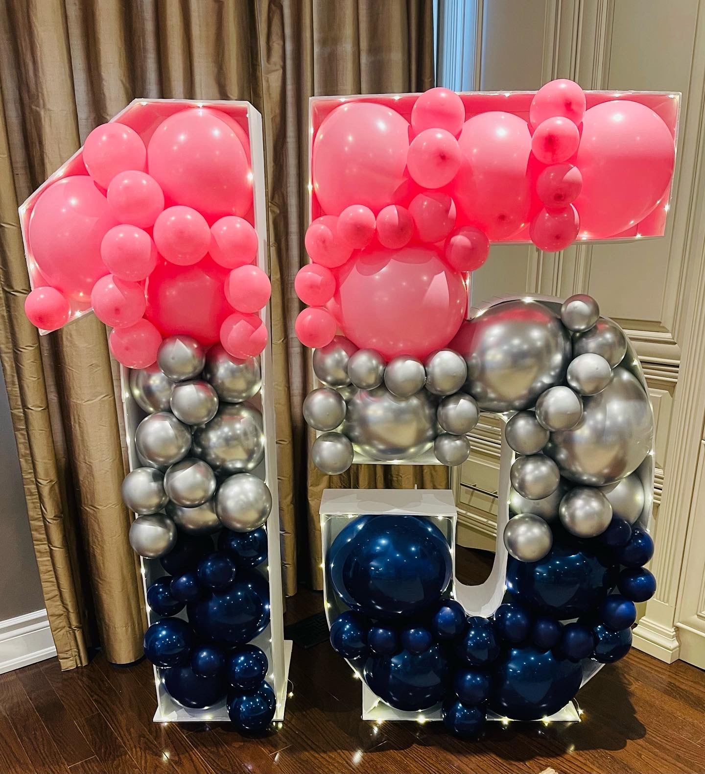 Number Balloon Mosaic