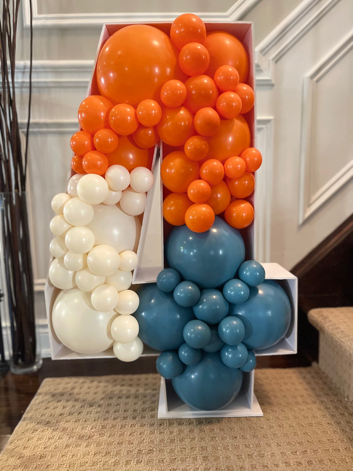 Number Balloon Mosaic