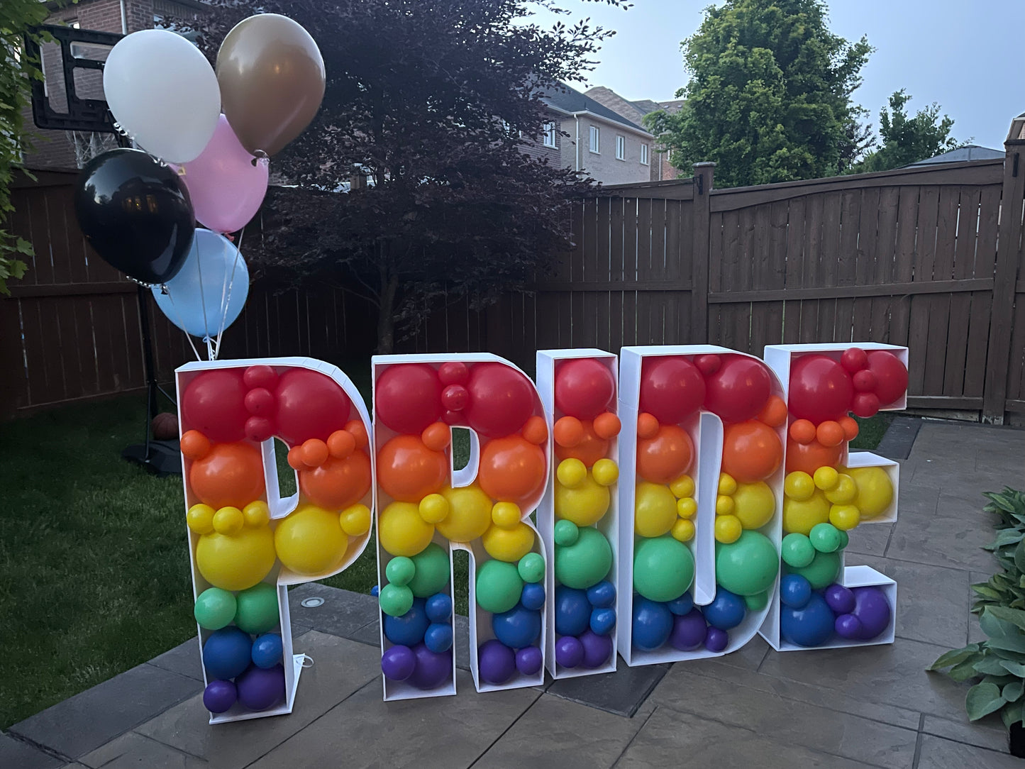 Letter Balloon Mosaic