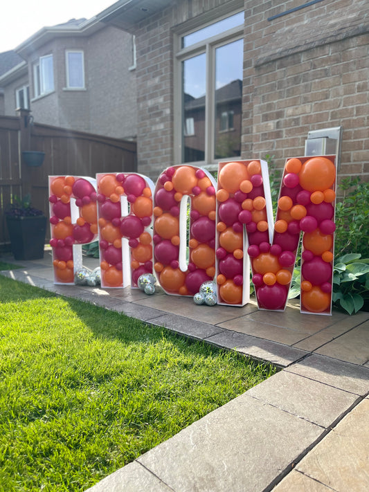 Letter Balloon Mosaic